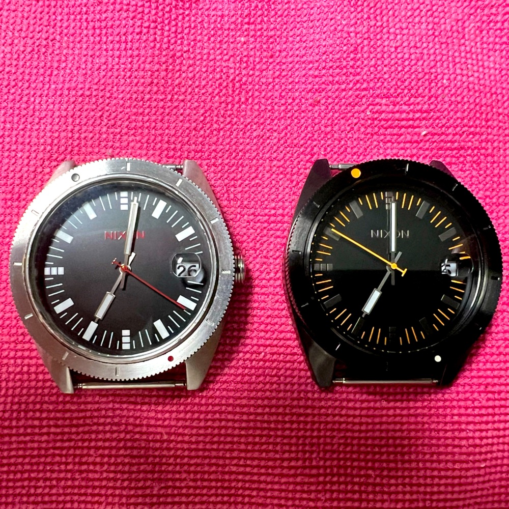 (Lot) 2 Nixon Rover wanderlust watch dials no bands
